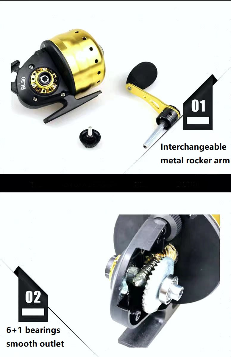 More Powerful Slingshot with Advanced Reel BL30 Fishing Set