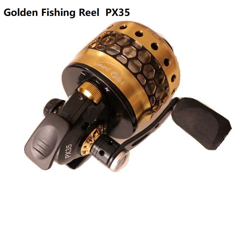High-end Slingshot Fishing Set with Golden Reel PX35 for Professionals