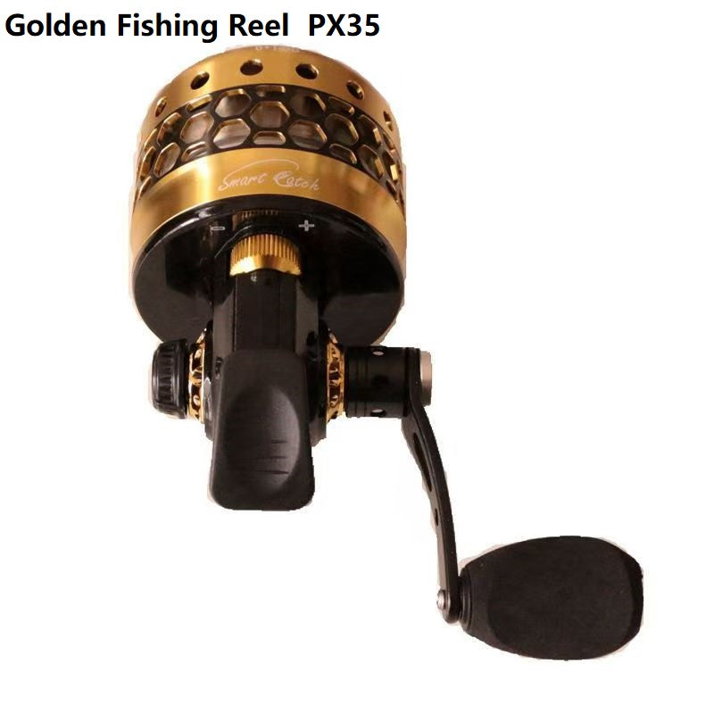 High-end Slingshot Fishing Set with Golden Reel PX35 for Professionals