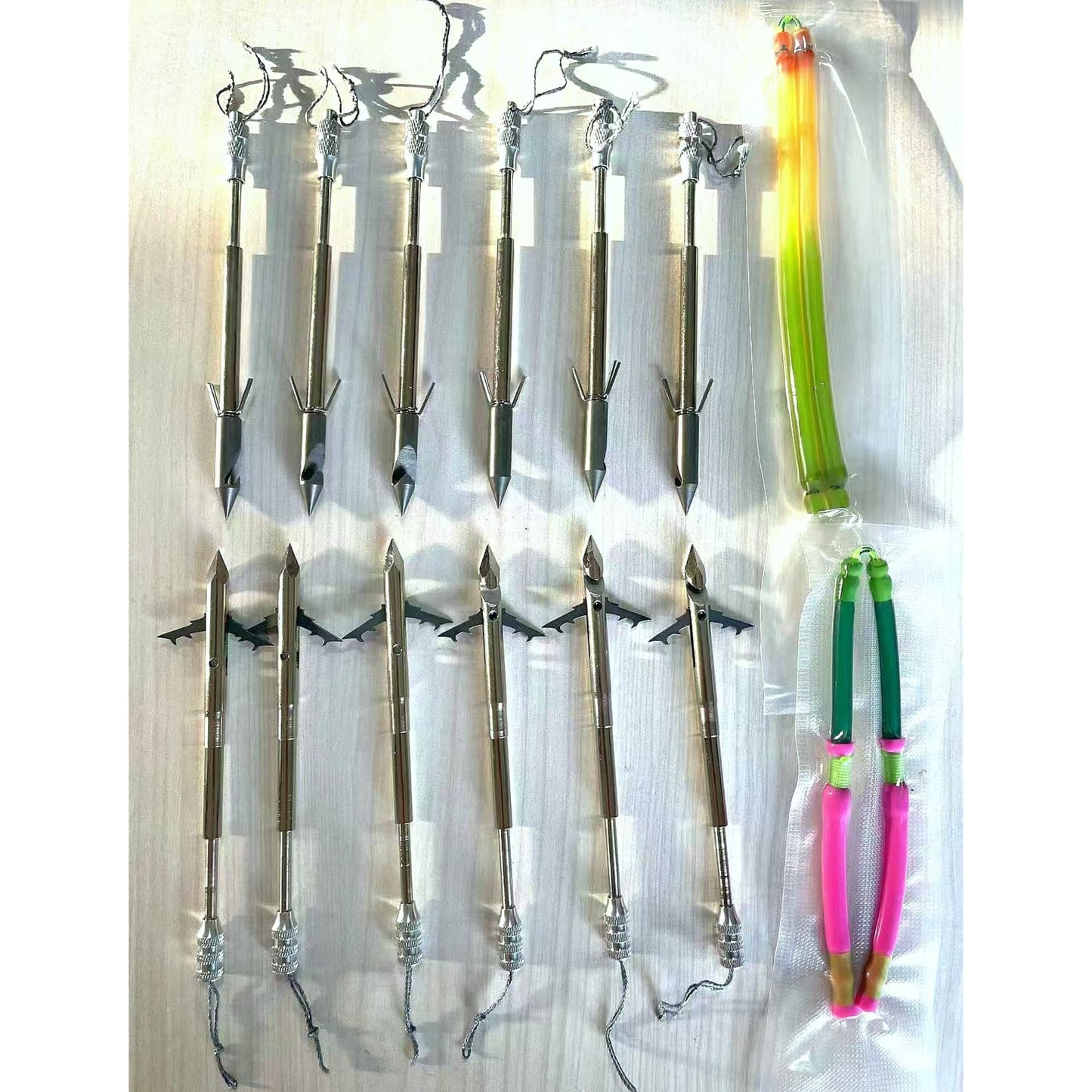 Well-stocked high end slingshot fishing pack