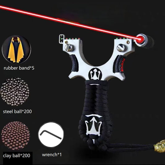 Slingshot with Laser Sight for Aiming