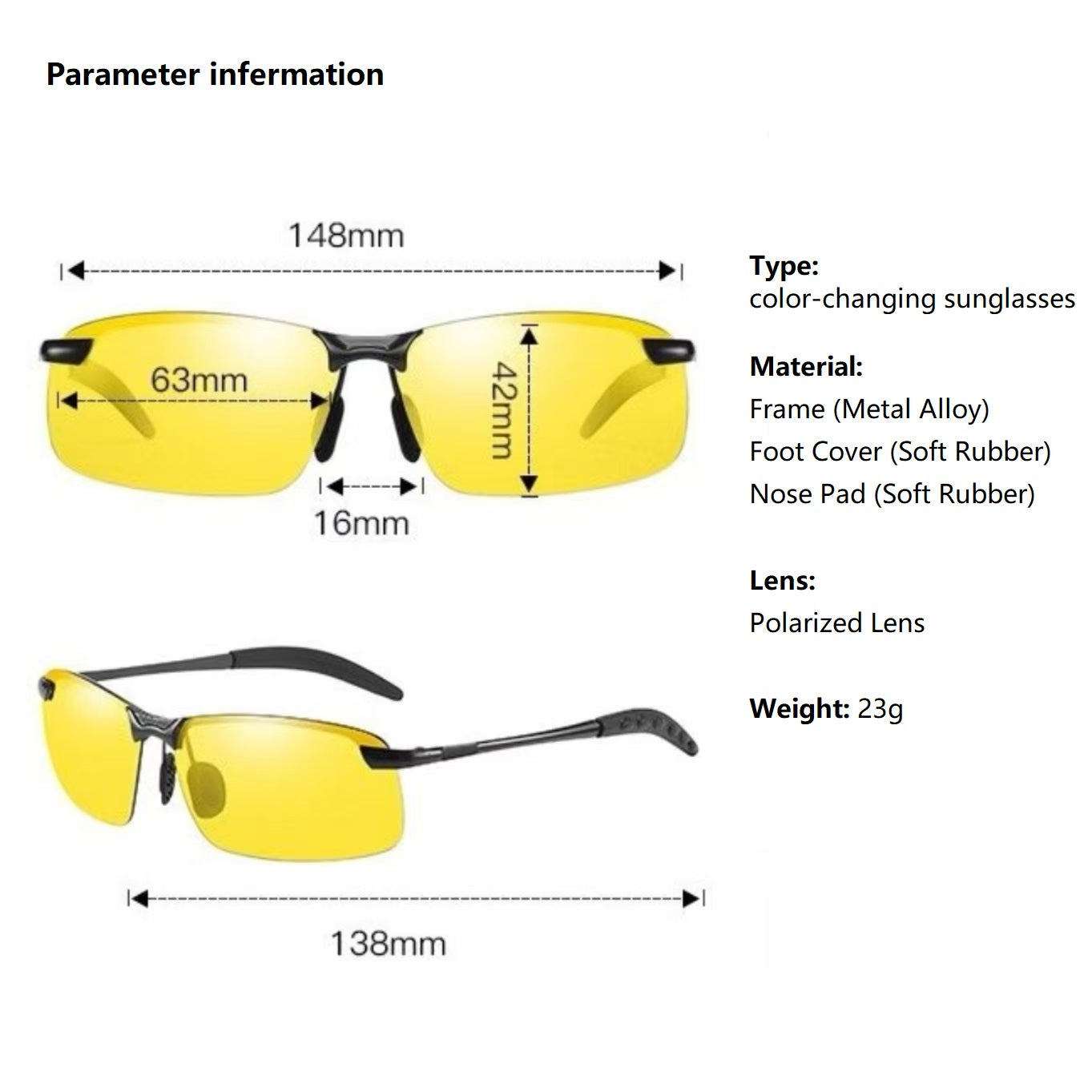 Outdoor Sunglasses for fishing to clearly look  into underwater