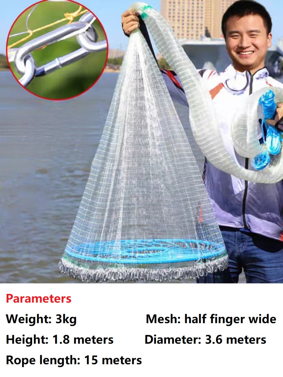 Frisbee Fishing Net 360