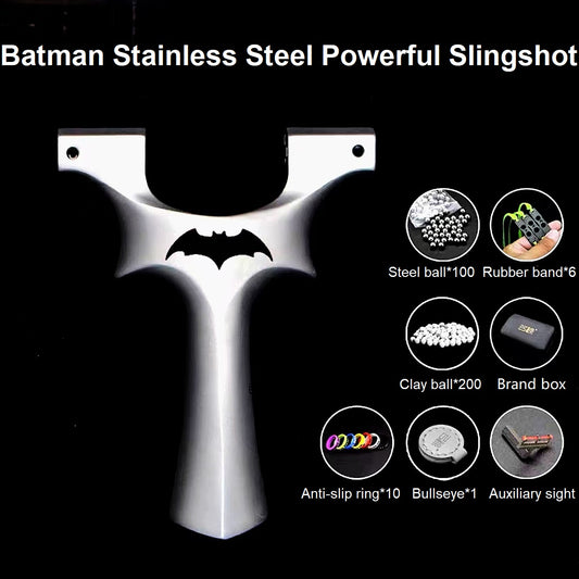 Batman Stainless Steel Powerful Slingshot Best Gift